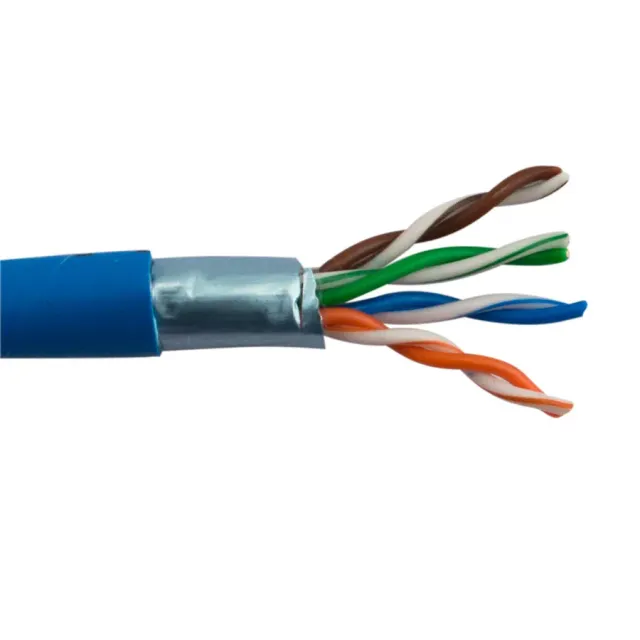 Simply45 CAT5E-SH-BL netkabel 305m blå skærmet