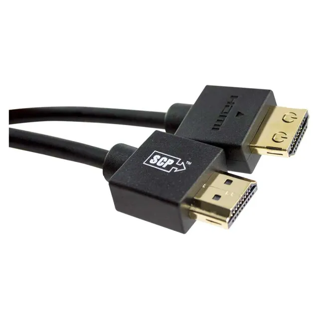 Simply45 991UHD-2M HDMI-kabel 4K 2m sort slim