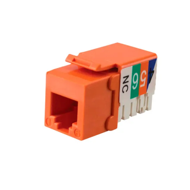Simply45 103-OR keystone jack CAT3 orange
