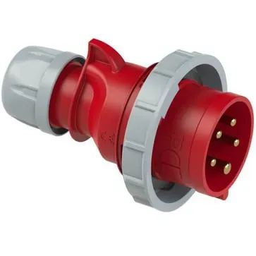 SHARK 0152-6 stikprop 16A 5p IP67 400V rød