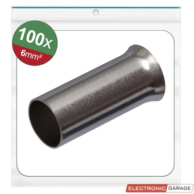 Electronic Garage EG22C479 terminalrør 6mm² 100 stk uisoleret