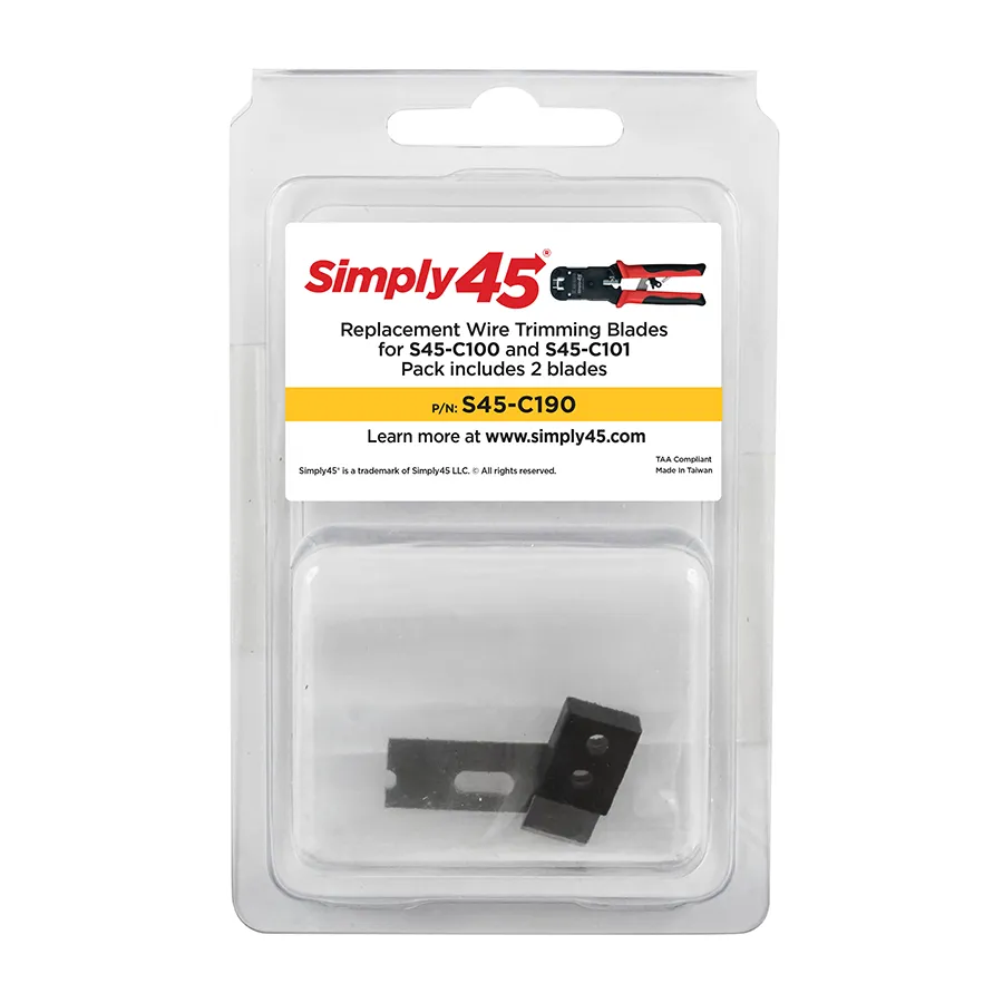 Simply45 crimptang reserveskær 2 stk til crimp tool