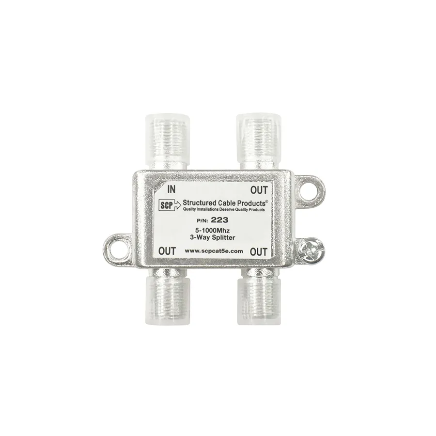 Simply45 223 TV-splitter 3-vejs 1 GHz coax-fordeler