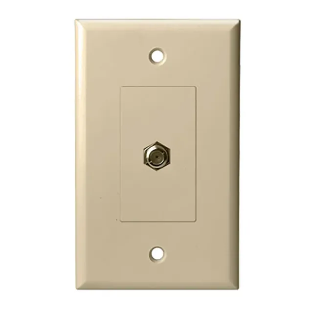 Simply45 241D-IV vægudtag F-stik elfenben 10 stk