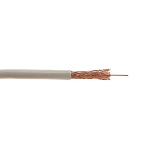 Simply45 RG59/U95-WT koaksialkabel hvid 305 m CCTV