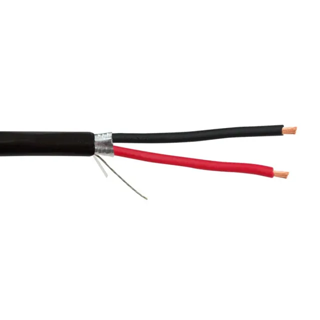 Simply45 18/2SHDB kabel 2x18AWG 305m sort nedgravning