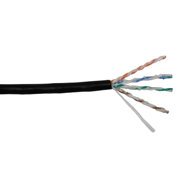 Simply45 CAT5E-DB-GEL netværkskabel sort 305m til jord