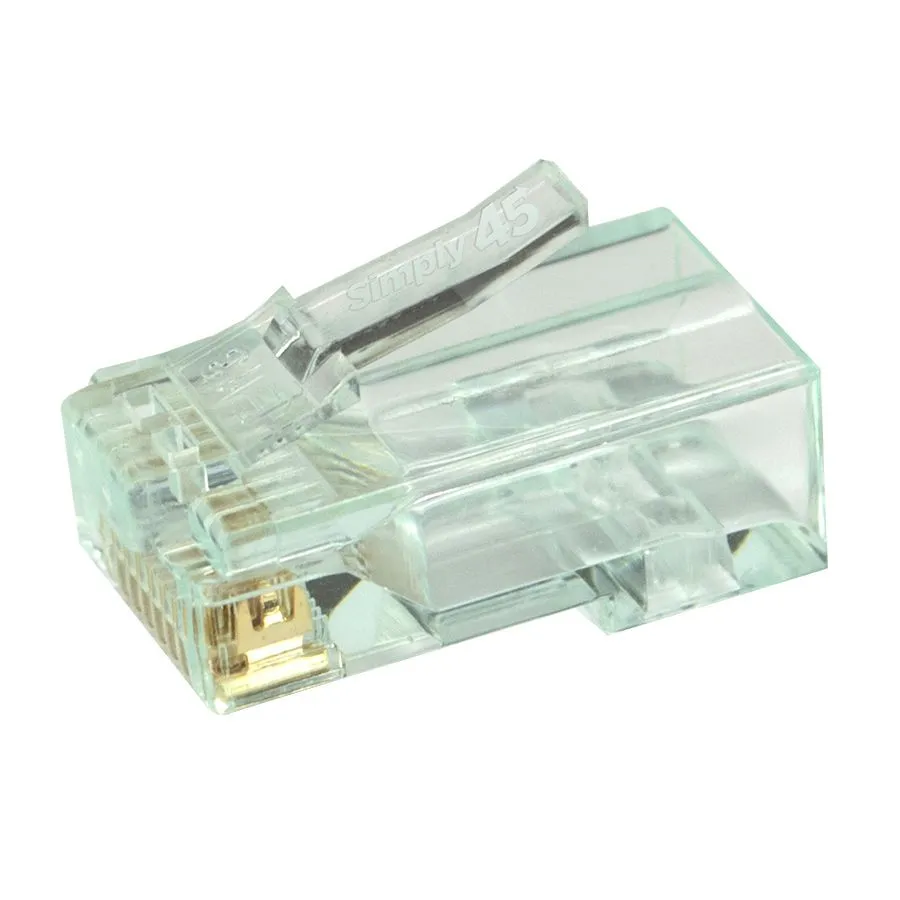Simply45 S45-1600 RJ45 stik Cat6 UTP pass-through