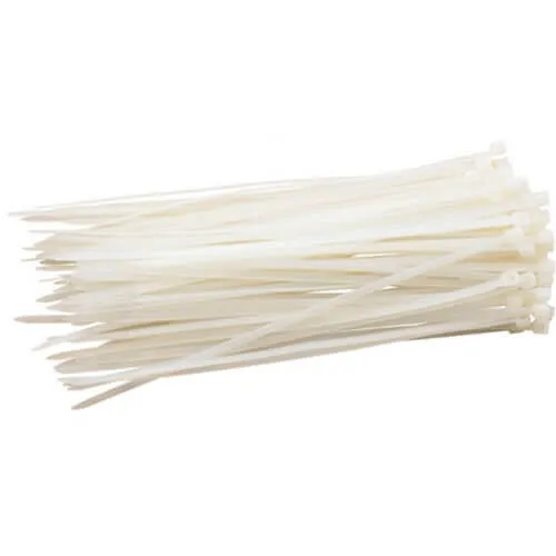 EL-Grossisten Kabelbinder 7,6x750 mm Hvid 100 Stk Nylon