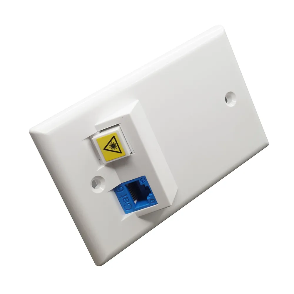 Simply45 S45-3202AW keystone vægplade 2-port hvid
