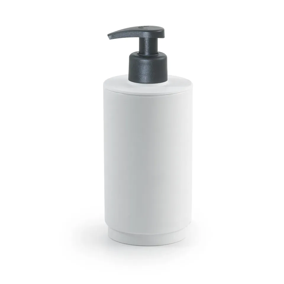 Hefe Sharon sæbedispenser hvid mat sort pumpe