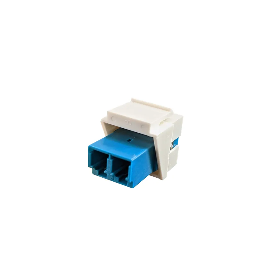 Simply45 F-KJ-SMLCLCD-WT fiber keystone jack hvid singlemode