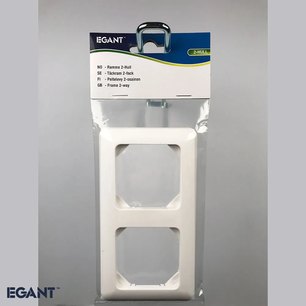 EGANT 2-fags ramme til afbryder dobbeltramme