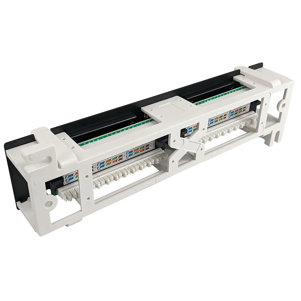 Simply45 12-port Cat6 patchpanel UTP til vægmontering