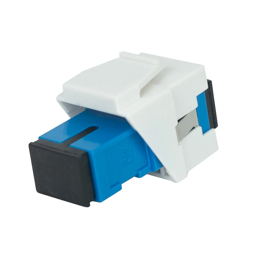 Simply45 SC/UPC keystone fiberkobling hvid 10-pak SM