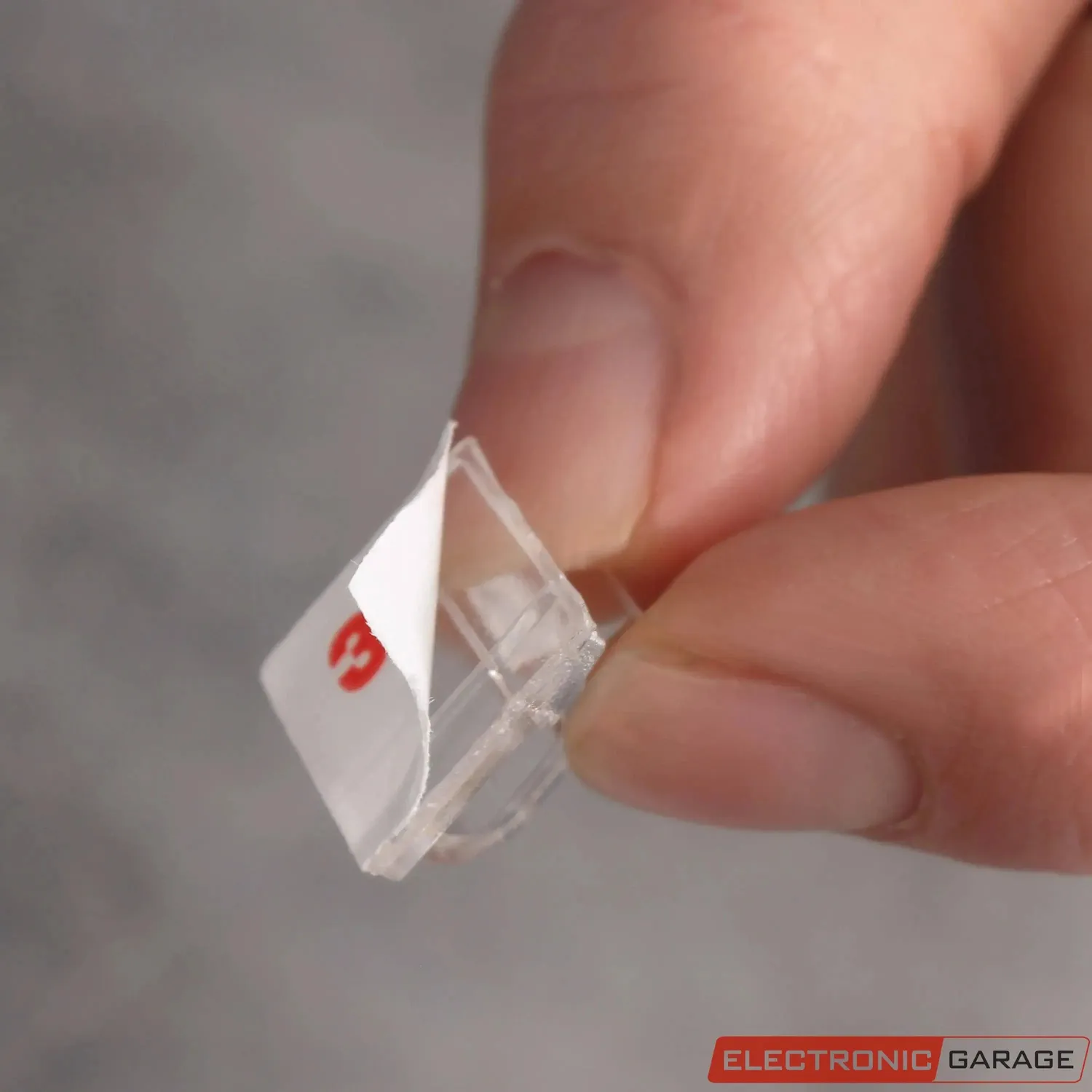 Electronic Garage kabelclips selvklæbende transparent 50 stk