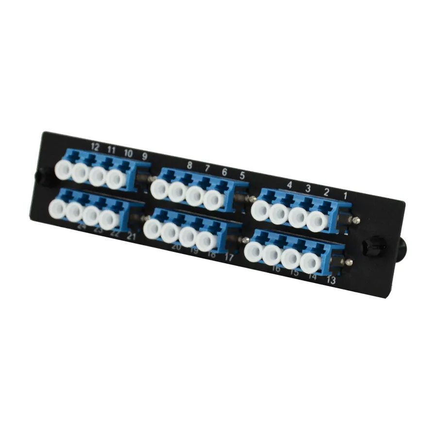Simply45 F-LGXP-SMLC12 fiber adapterplade 12x LC duplex OS2
