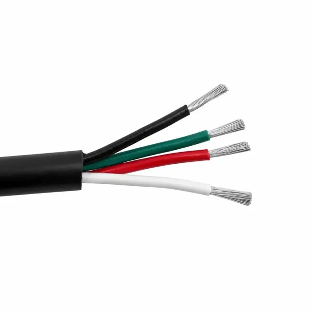 Simply45 højttalerkabel 4x14AWG 152 m sort