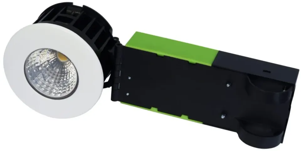 Easy 2-Mount LED indbygningsspot 12W Ø85 mat hvid