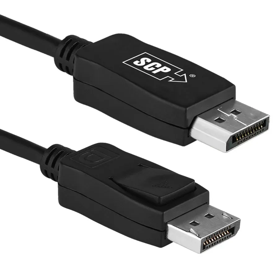 Simply45 DP14-0.5M DisplayPort kabel sort 0,5m 8K