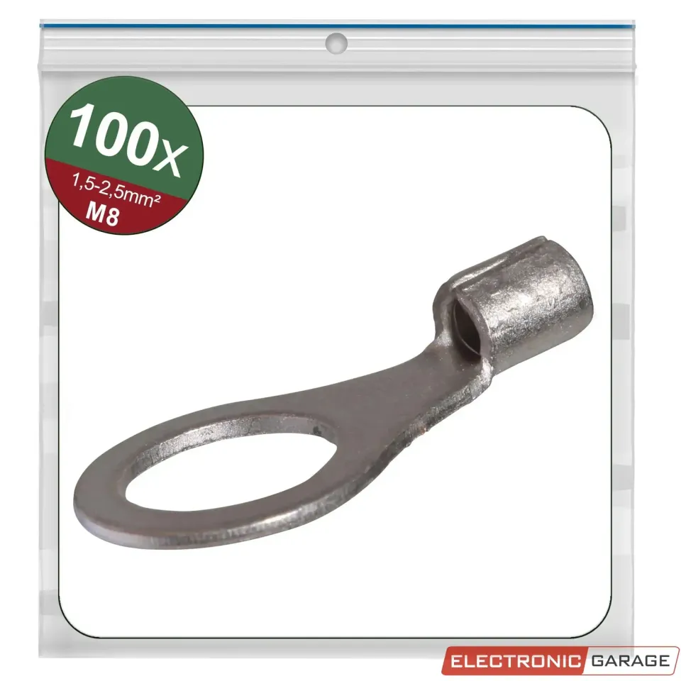 Electronic Garage EG 23C504 ringkabelsko M8 1,5-2,5 mm² 100 stk