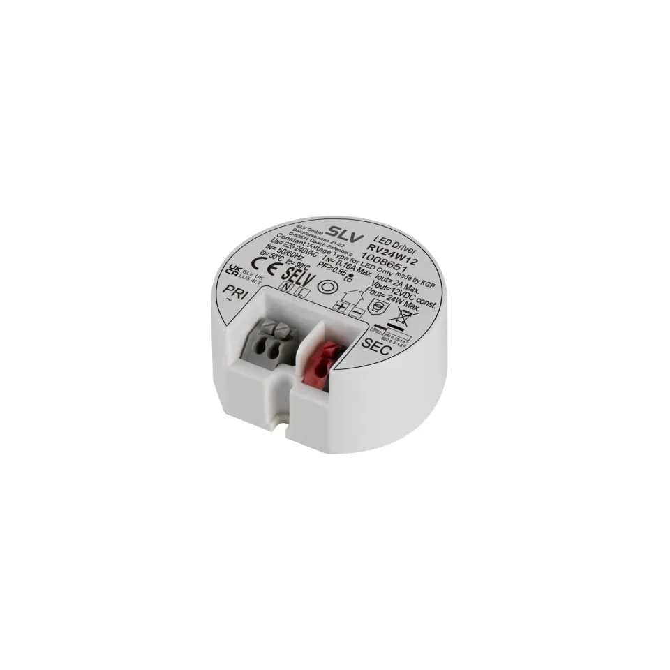 EL-Grossisten LED driver 12V 24W IP20 hvid