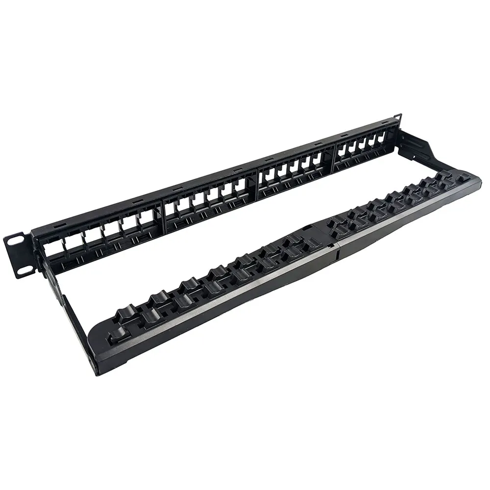 Simply45 24-port patchpanel keystone tomt 19" 1U