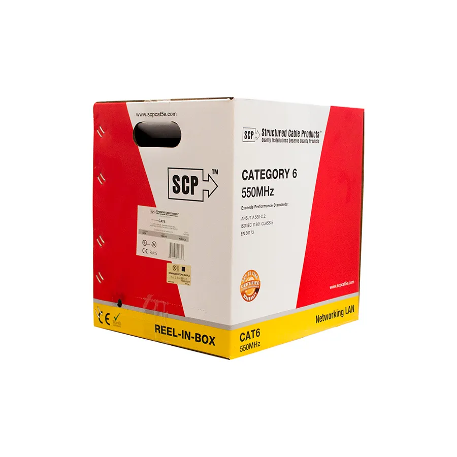Simply45 CAT6-P-GY netkabel Cat6 plenum grå 305 m