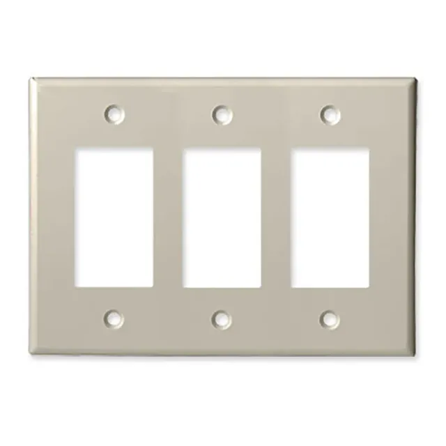 Simply45 200D-3G-LA vægplade lys mandel 10 stk