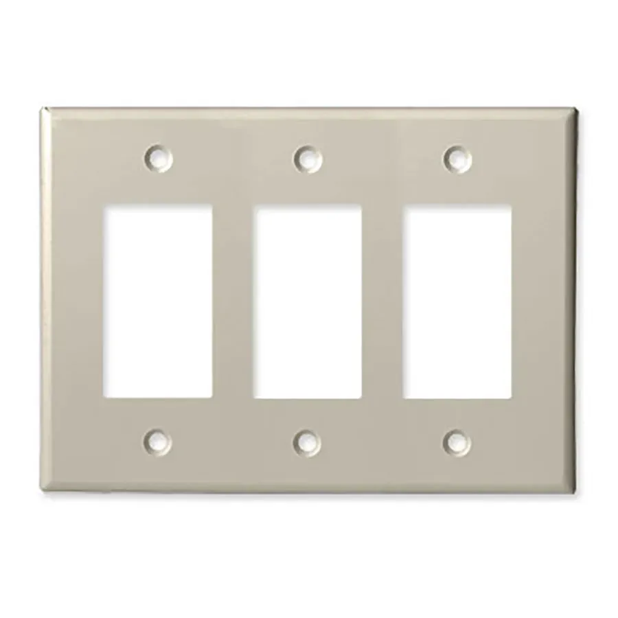 Simply45 200D-3G-LA vægplade lys mandel 10 stk