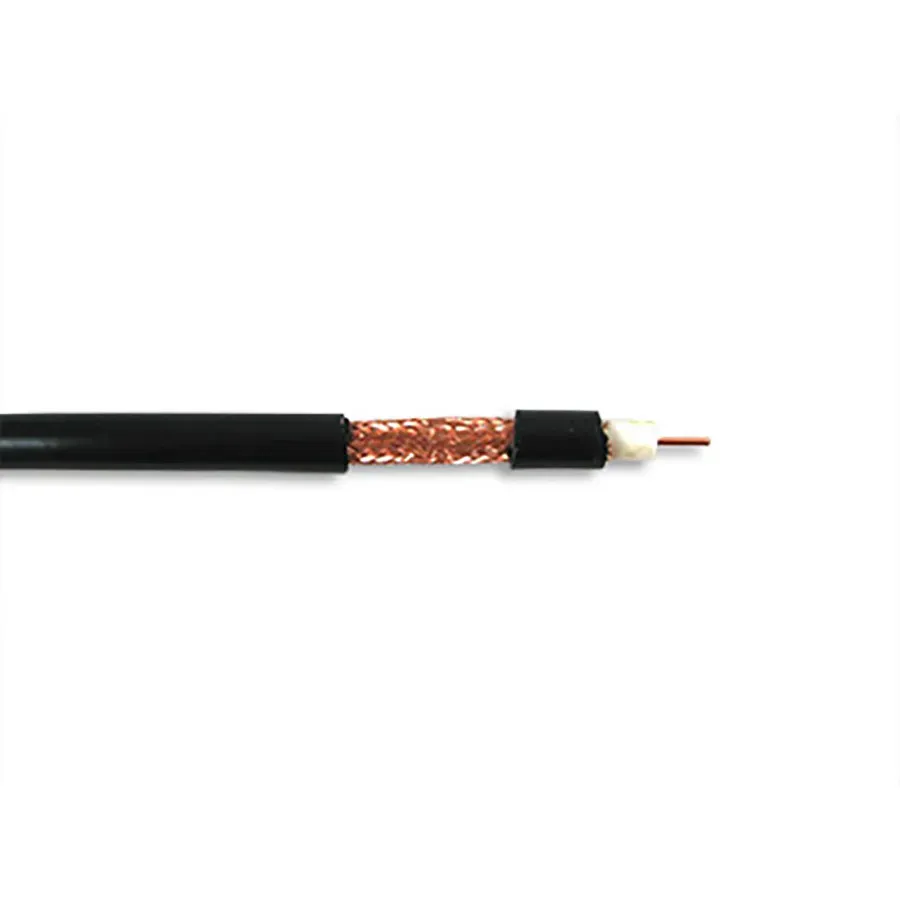 Simply45 RG6/U95-BK koaksialkabel sort 305m