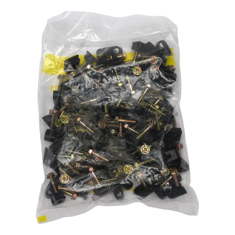 Simply45 G4BK kabelclips sort Cat5e 100 stk skrue