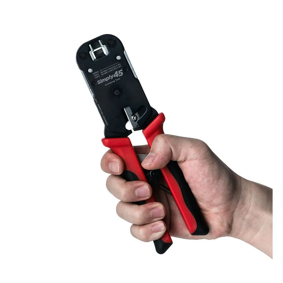 Simply45 S45-C100 crimptang RJ45 pass-through