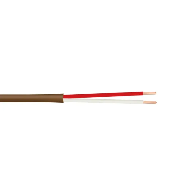 Simply45 20/2T-500 termostatkabel brun 152 m massiv