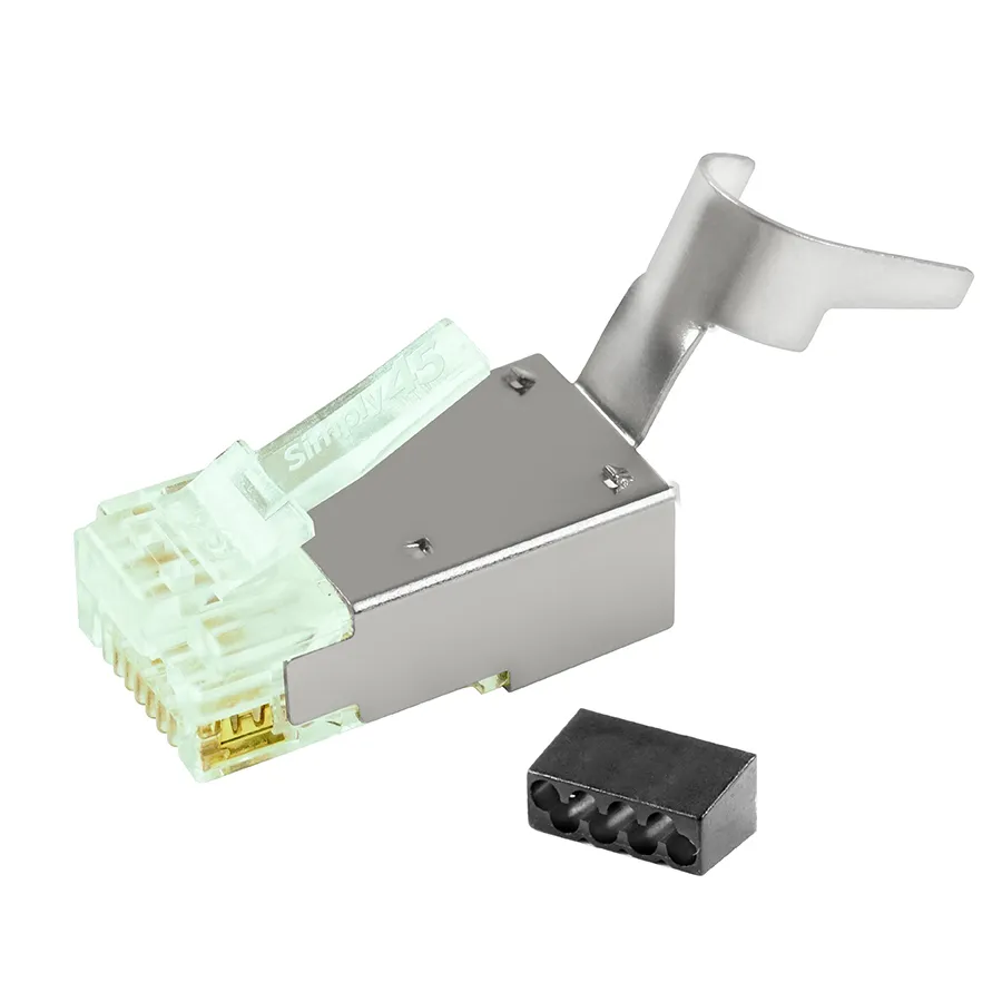Simply45 S45-1150 RJ45 stik 50 stk skærmet Cat6