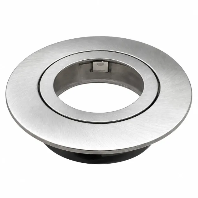 Daxtor EXO GU10 front indbygningsspot satin nikkel