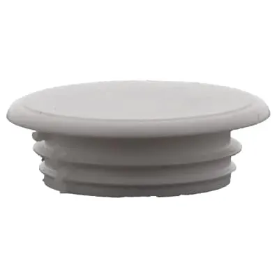 EL-Grossisten Dækprop Hvid Ø14 mm 10 Stk Nylon
