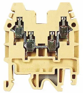 EL-Grossisten dobbeltklemme 2,5 mm² DIN-skinne polyamid