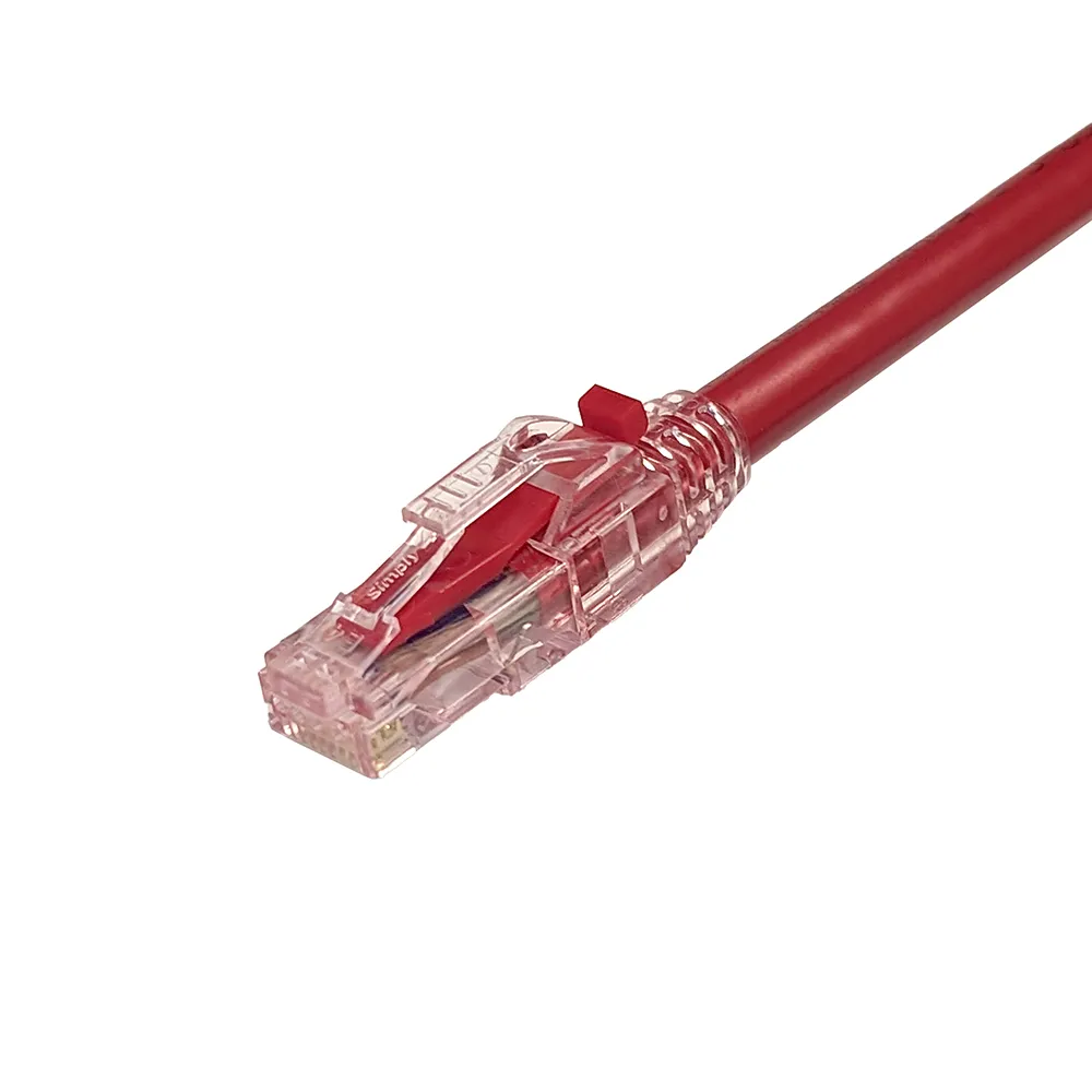 Simply45 PROSeries 7.3mm knækbeskyttelse rød 100 stk Cat6a