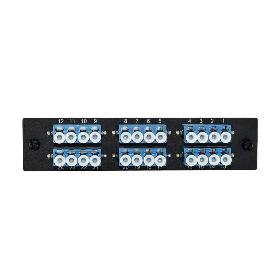 Simply45 F-LGXP-SMLC12 fiber adapterplade 12x LC duplex OS2