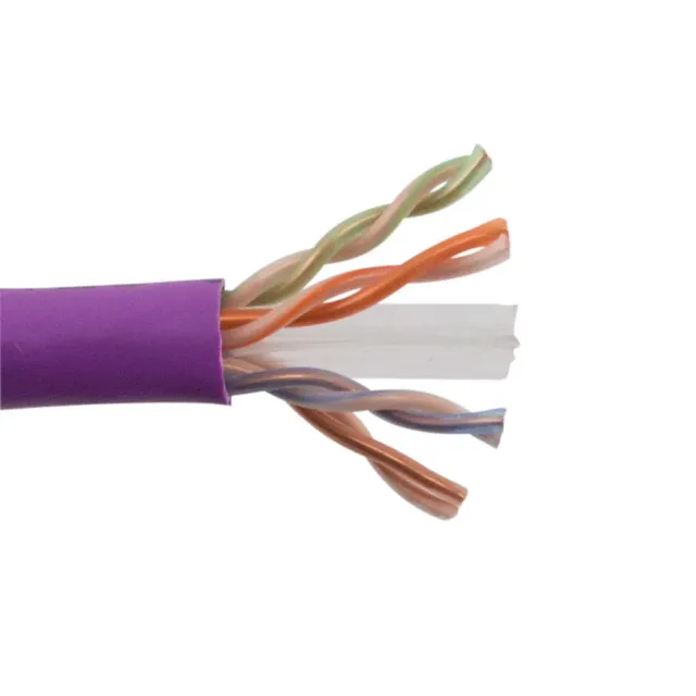 Simply45 CAT6-P-PUR netværkskabel lilla 305 m plenum