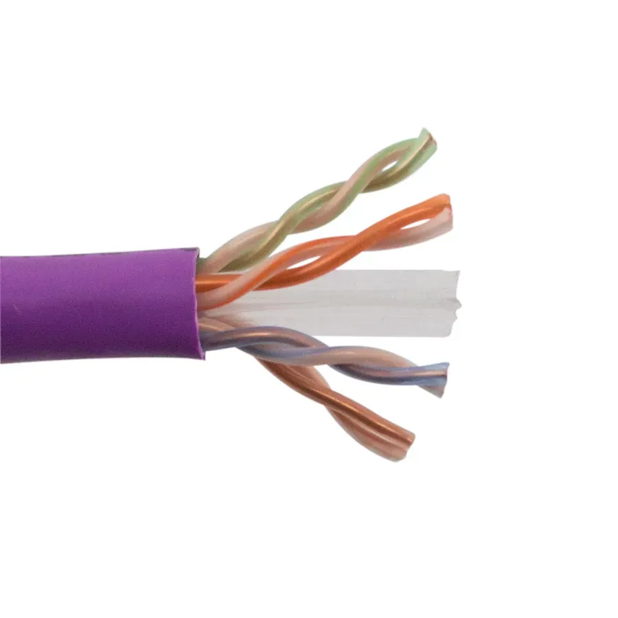 Simply45 CAT6-P-PUR netværkskabel lilla 305 m plenum