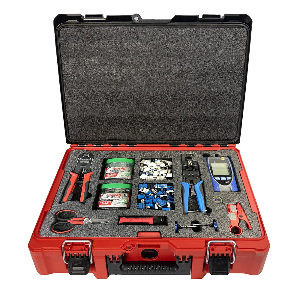 Simply45 TeKnowledge Milwaukee Packout testsæt samlet kasse
