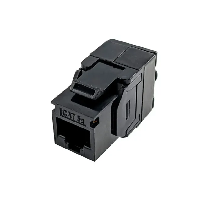 Simply45 KJ180U-C5E-BK netværksstik Cat5e keystone sort