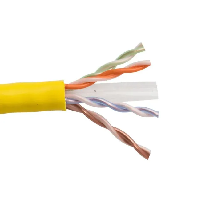 Simply45 CAT6-P-YL-ETL netværkskabel gul 305 m