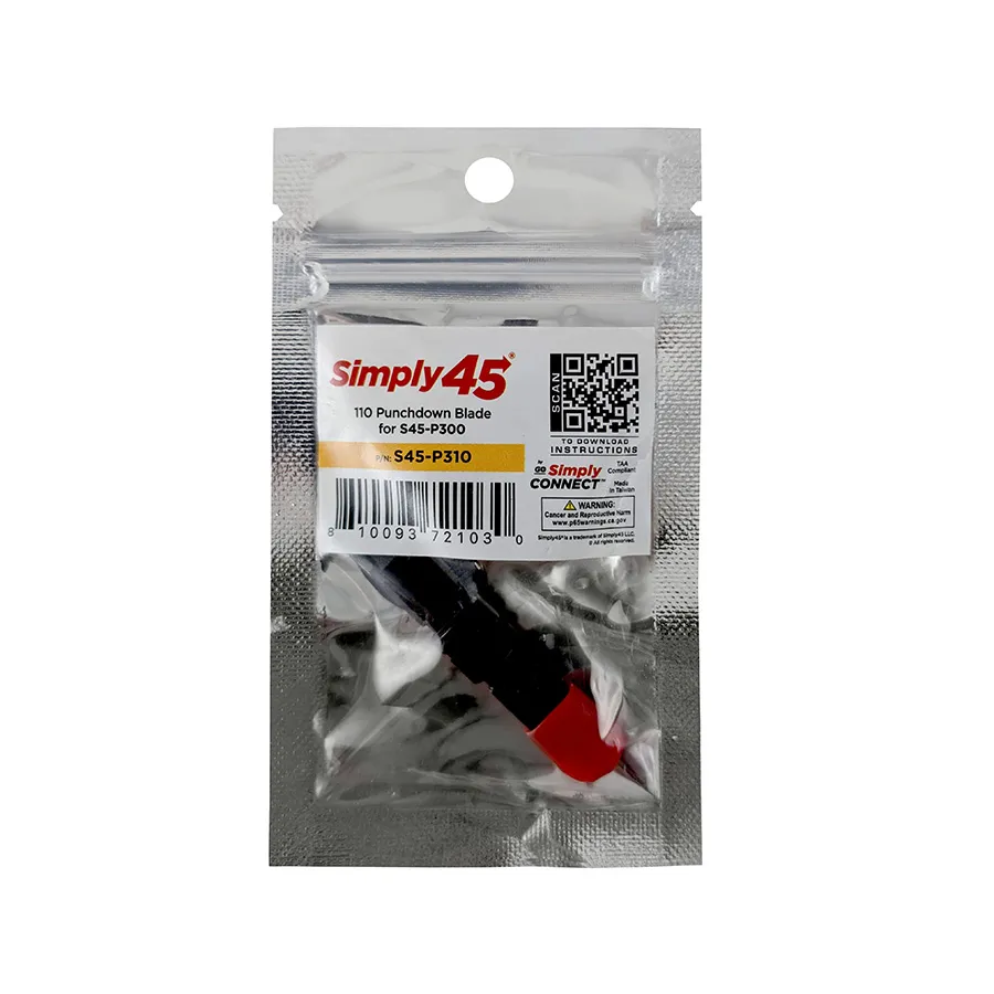 Simply45 S45-P310 punchdown-klinge 110 blister