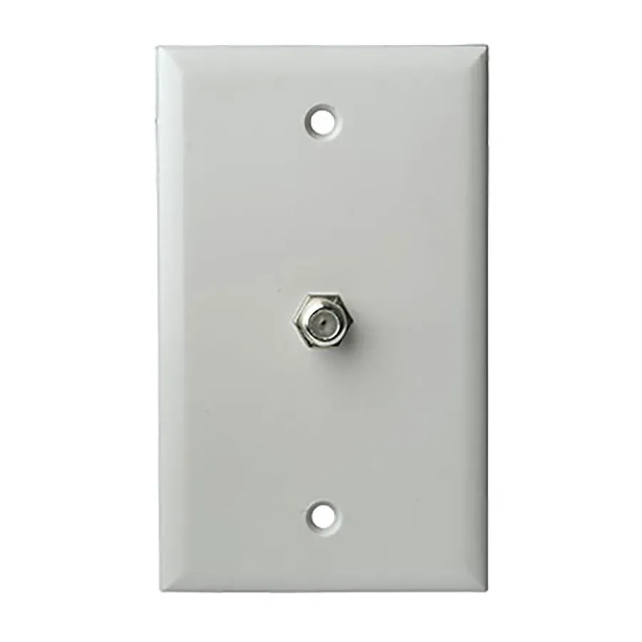 Simply45 241-WT-MID antenneudtag coax hvid 10-pak
