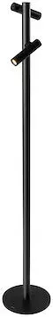 ZOOM Twin Floor batterilampe sort 3000K genopladelig