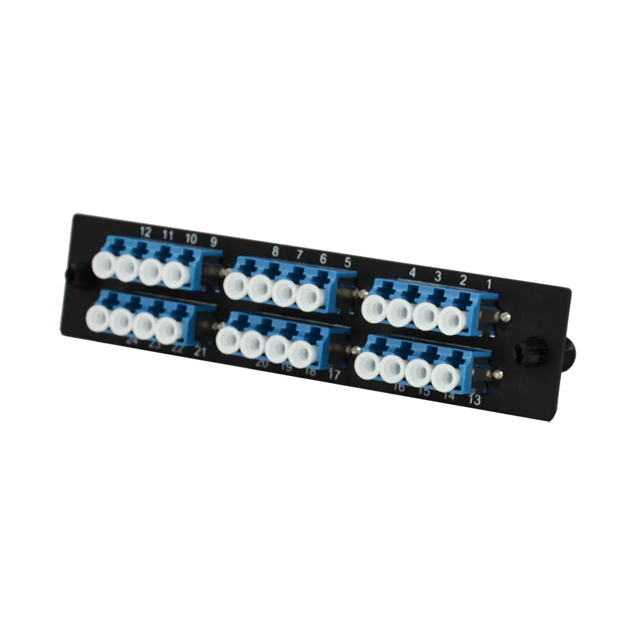 Simply45 F-LGXP-SMLC12 fiber adapterplade 12x LC duplex OS2