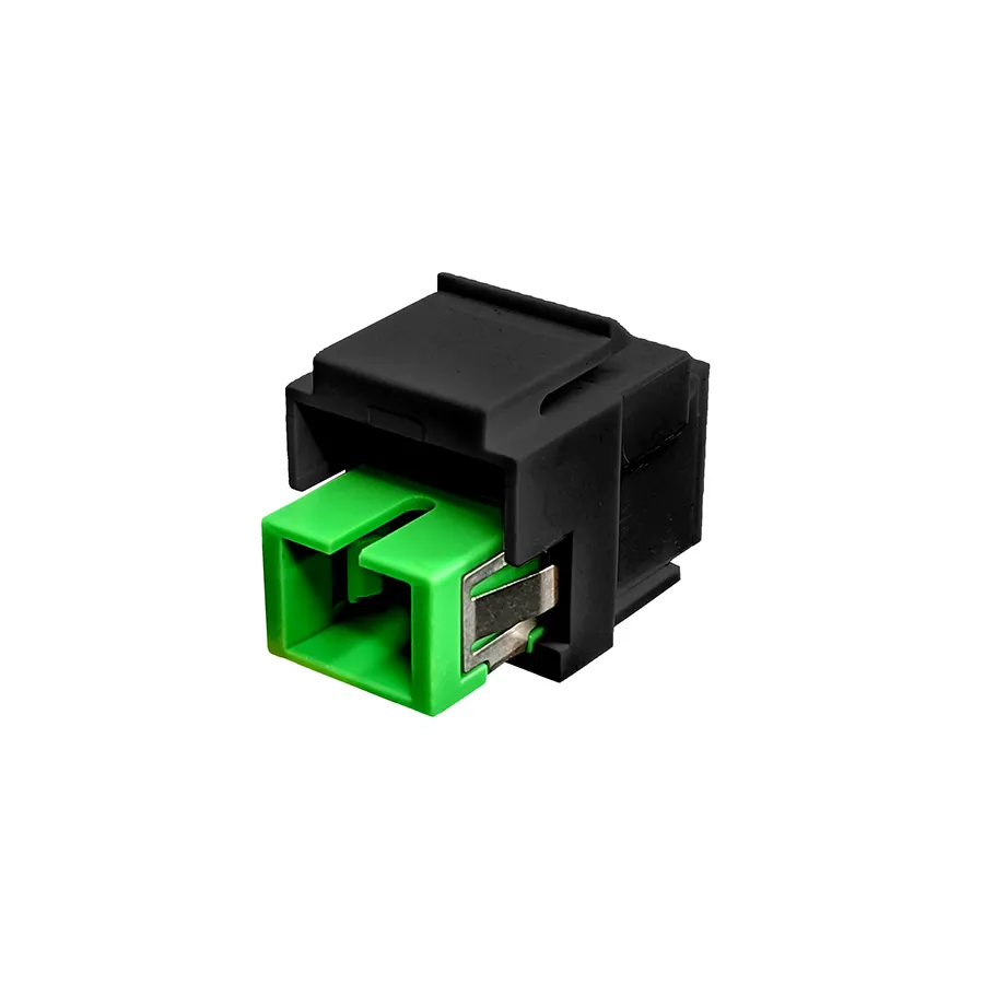Simply45 F-KJ-SMSCASCA-BK fiber keystone OS2 sort 1-pak